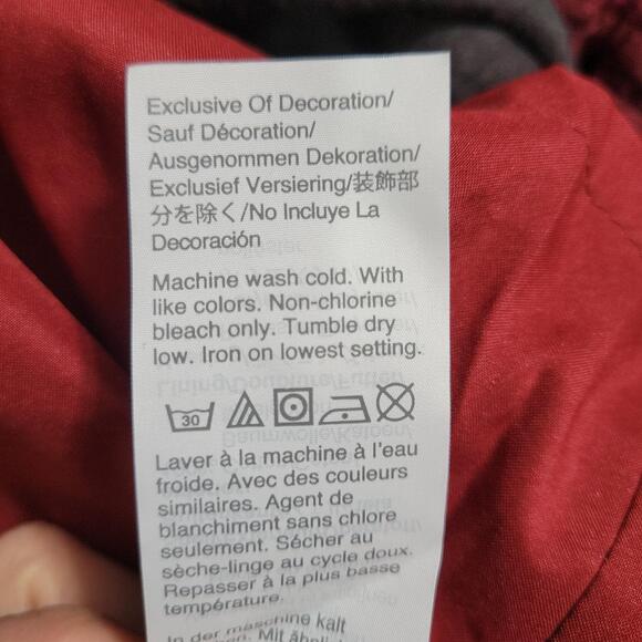 NWT J.CREW Sheath Dress 12 Burgundy Red Cotton Tweed Boatneck 3/4 Sleeve AR712 - Picture 11 of 11